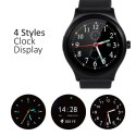 Smartwatch inteligentny zegarek RS100 NanoRS bluetooth krokomierz monitor snu pomiar tętna czarny