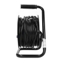 Przedłużacz bębnowy, 4 gniazda 2P+Z (schuko), kabel PVC H05VV-F 3x1.5mm?, długość - 30m, Termik, Przesłony torów prądowych.