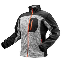 Bluza dziana wzmacniana tkaniną softshell, rozmiar L