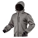 Kurtka robocza softshell z kapturem odpinanym, rozmiar M