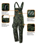 Ogrodniczki robocze CAMO, rozmiar XL