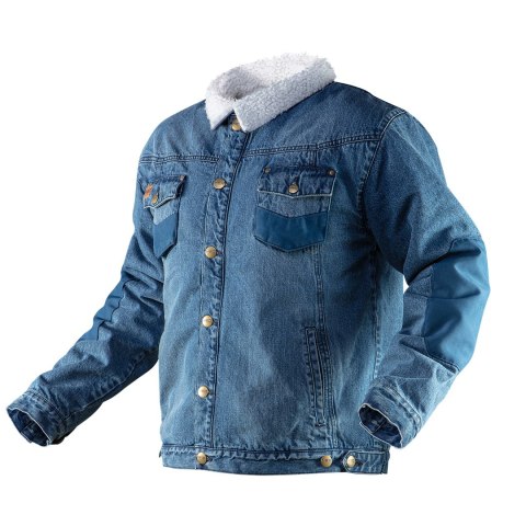 Kurtka jeansowa ocieplana DENIM, rozmiar L