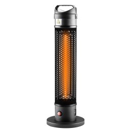 Promiennik stojący 1000W, IP44, element grzejny carbon fiber lamp