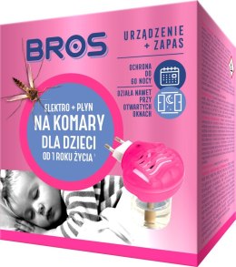 BROS ELEKTROFUMIGA. + PŁYN NA KOMARY.SENSITIVE *** 60 NOCY *** RE