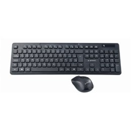 Gembird Gembird | Black | Wireless desktop set | KBS-WCH-03 | Keyboard and Mouse Set | Wireless | Mouse included | US | Black | US | 380