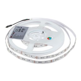 Taśma LED V-TAC Zestaw Taśma Zasilacz Pilot Sterownik VT-5050 60 IP20-RGB RGB 1000lm