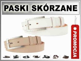 DSP-5 Pasek DAMSKI SKÓRZANY Wąski 3cm KOLORY