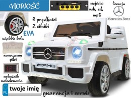 JKM PA0122 Mercedes G65 AMG miękkie koła WHITE