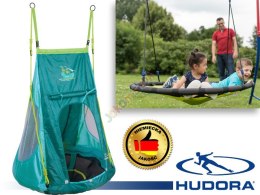 Hudora 72152 HUŚTAWKA gniazdo + namiot 90cm/100kg