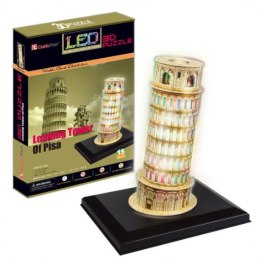 ND17_ZA-73676 Puzzle 3D LED Krzywa Wieża w Pizie 20502 DANTE p.12