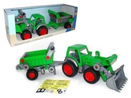 Wader 37756 Traktor ładowarka z naczepą