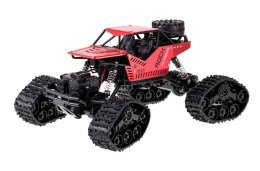 KX6967_1 Samochód RC Rock Crawler 4x4 LHC012 auto 2w1 czerw