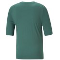 ND05_K11092-M 585929 45 Koszulka damska Puma Modern Basics Tee Cloud zielona 585929 45 r.M