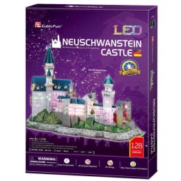 ND17_ZB-132004 Puzzle 3D National Geograpfic LED Zamek Neuschwanstein L174H