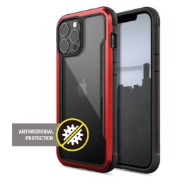 ND38_472623 X-Doria Raptic Shield Pro - Etui iPhone 13 Pro Max (Anti-bacterial) (Red)