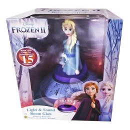 ND17_ZB-138946 Lampka nocna 3D z efektami dźwiękowymi 29cm Elsa Frozen. Kraina Lodu WD21984 Kids Euroswan