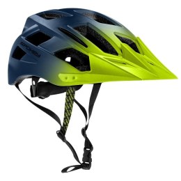 ND05_K12977 941260 Kask rowerowy z oświetleniem Spokey Pointer M granatowo-żółty 941260