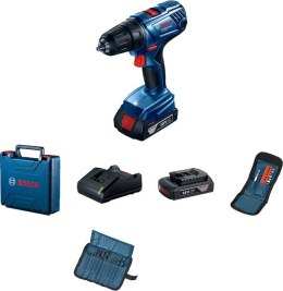 BOSCH WIERTARKO-WKRĘTARKA AKUMULATOROWA GSR 180-LI 2*2.0AH + ACC