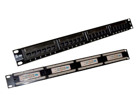 Patch panel UTP kat.5e 24 porty LSA 1U ALANTEC