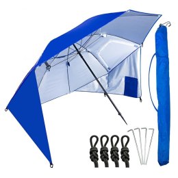 ND32_Q74C Q74C PARASOL PLAŻOWY PARAWAN NAMIOT 3W1