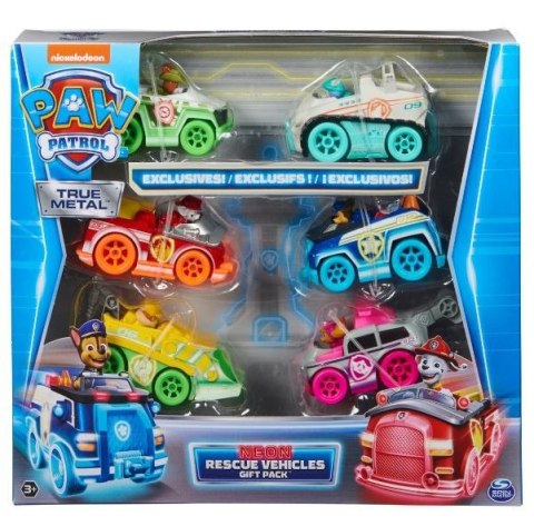 Zestaw Prezentowy Psi Patrol Die-Cast Neon