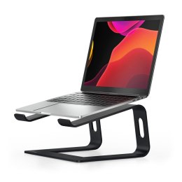 ND38_CRG-ALUBN-BLK Crong AluBench ? Ergonomiczna podstawka pod laptopa z aluminium (czarny)