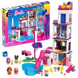 ND17_ZB-147814 MEGA BLOKS Barbie Domek Marzeń DreamHouse Zestaw klocków HHM01 p4 MATTEL