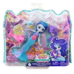 ND17_ZB-149406 Enchantimals Zestaw rodzina Dorinda Dolphin lalka i delfinki HCF72 GJX43 MATTEL