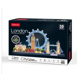 ND17_ZB-150096 Puzzle 3D Londyn Cityline LED L532h Cubic Fun 20532