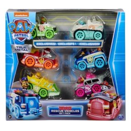 ND17_ZB-151841 PAW PATROL / Psi Patrol Zestaw Prezentowy 6 pojazdów Die-Cast neon 6064139 Spn Master