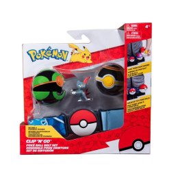 PKW2719 Pokemon Clip N Go Poke Ball Belt Set (Dusk Ball, Luxury Ball, and Sneasel Seria 11, Figurka