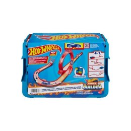 ND17_ZB-153488 Hot Wheels Track Builder Kaskaderska pętla ognia Zestaw do zabawy HMC04 MATTEL