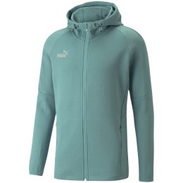 ND05_K14592-XL 657383 34 Bluza męska Puma teamFINAL Casuals Hooded Jkt zielona 657383 34 r.XL