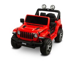 ND33_TOYZ-7170 TERENOWY POJAZD NA AKUMULATOR JEEP RUBICON RED