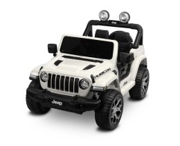 ND33_TOYZ-7171 TERENOWY POJAZD NA AKUMULATOR JEEP RUBICON WHITE