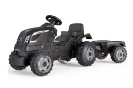 SMOBY traktor z przyczepą XL czarny 710131