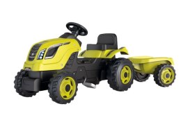 SMOBY traktor z przyczepą XL zielony 710130