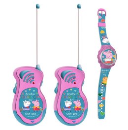 ND19_KE-PP17047 Walkie Talkie z zegarkiem cyfrowym - Świnka Peppa