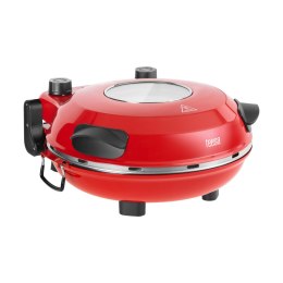 Piec do pizzy TEESA SUPREME + , 1200 W, 32 cm , okienko , wyjmowany kamień, sterowanie dwiema grzałkami