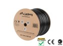 Kabel FTP Lanberg LCF5-30CU-0305-BK (F/UTP, RJ45 - F/UTP, RJ45 ; FTP; 305m; kat. 5e; kolor czarny)