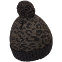 ND05_C3853 DM8403 010 Czapka Nike Nsw Beanie Cuffed Pom Futura czarno-brązowa DM8403 010