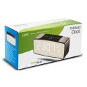 Radiobudzik bluetooth GreenBlue, FM, aux-in, 6W, temperatura, alarm, zegar, akumulator 2200mAh, GB200