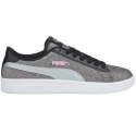 ND05_B20993-37 367377 26 Buty dla dzieci Puma Smash v2 Glitz Glam srebrne 367377 26 r.37