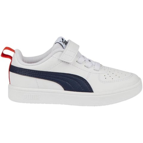 ND05_B21626-30 385836 09 Buty dla dzieci Puma Rickie AC PS biało-granatowe 385836 09 r.30