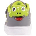 ND05_B22411-21 280023M 1633 Buty dla dzieci Kappa PIO M Sneakers szaro-limonkowe 280023M 1633 r.21