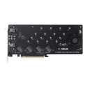 Kontroler ASUS Hyper M.2 PCIe 4.0 x16, 4x M.2 NVMe (2242/2260/2280/22110) GEN 4