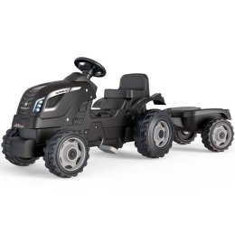 SMOBY traktor z przyczepą XL czarny 710131