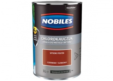 NOBILES EMALIA CHLOROKAUCZUKOWA CZERWONA TLENKOWA 0.9L