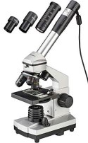 Bresser Optics JUNIOR - USB microscope - 1024x - Schwarz - Silber - Metall - LED - Windows 7 Enterprise,Windows 7 Enterprise x64