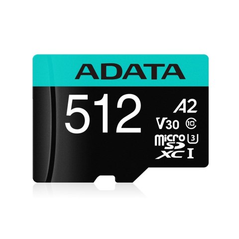 ADATA Premier Pro 512 GB UHS1 U3 V30 A2 + adapter